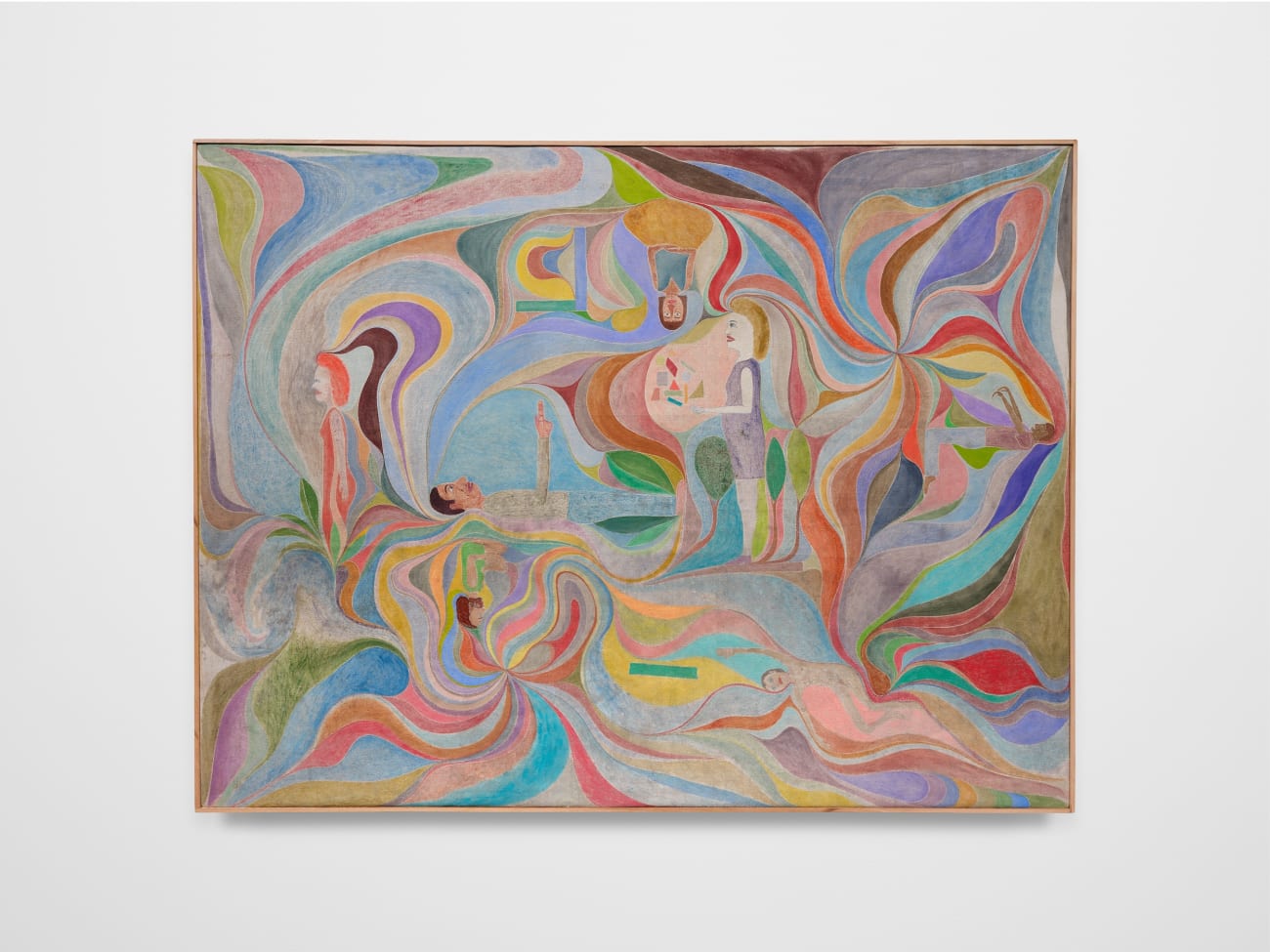 Chris Johanson, The self with (Topanga Canyon, L.A. Silver Lake, Echo Park, Topanga Beach, San Jose, Portland, Ashland, San Francisco), 2025