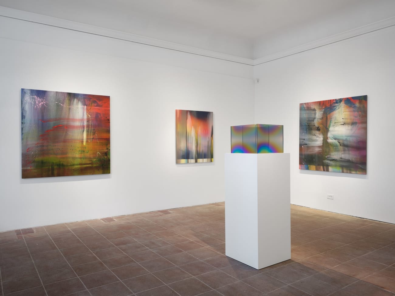 Larry Bell, UNTITLED COATED SS (Mist), 2020