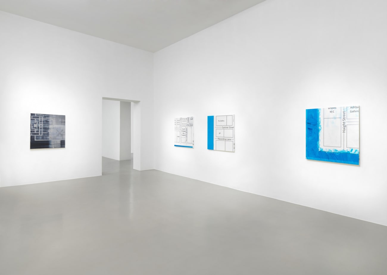 Simon Denny, Metaverse Landscape 15: Voxels 5 Haight Street, 2023