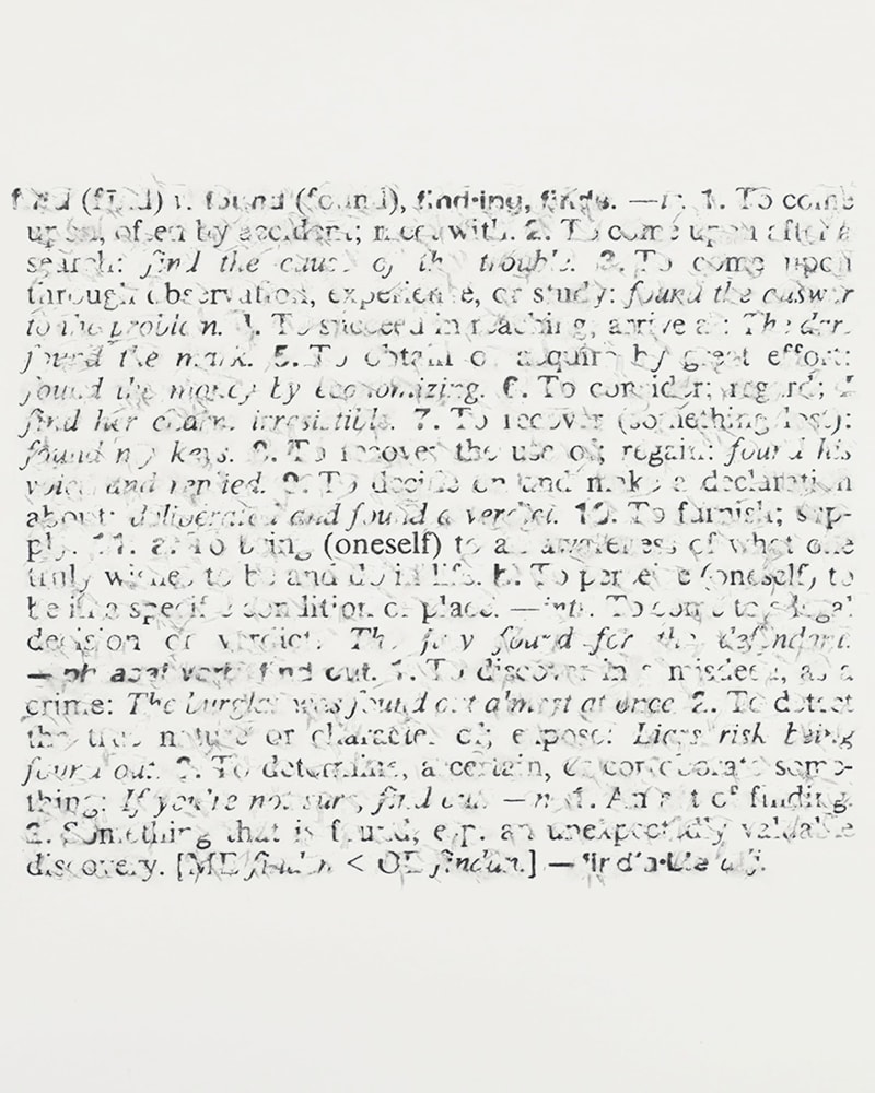 Bethany Collins, Find 1982 II, 2015