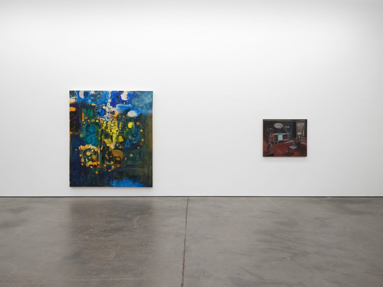 Merlin James, Interior With Dried Flowers, 1990