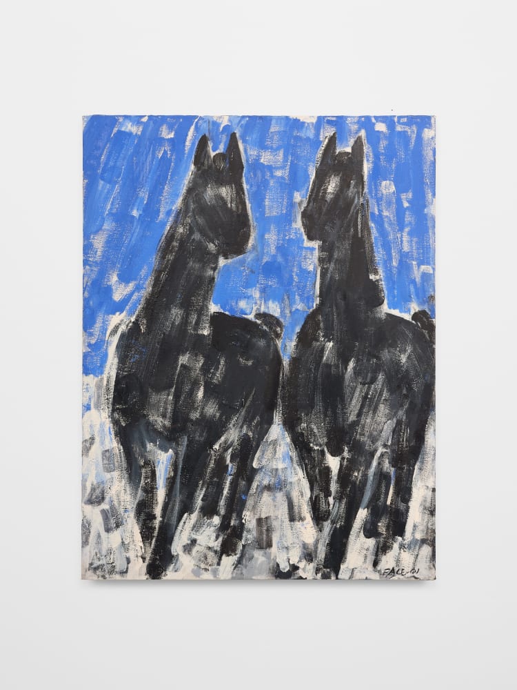 Stephen Pace, Pair, Black Horses, 01-7, 2001