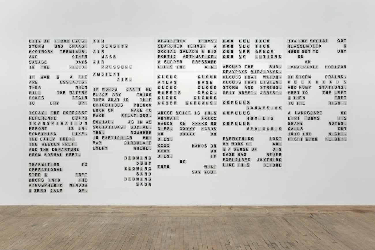 Shannon Ebner, FRET (SCAPE 7), 2022