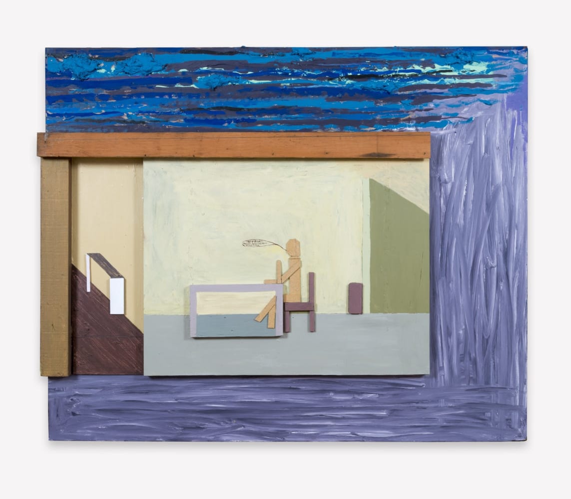 Chris Johanson, Interior Night Painting #2, 2013