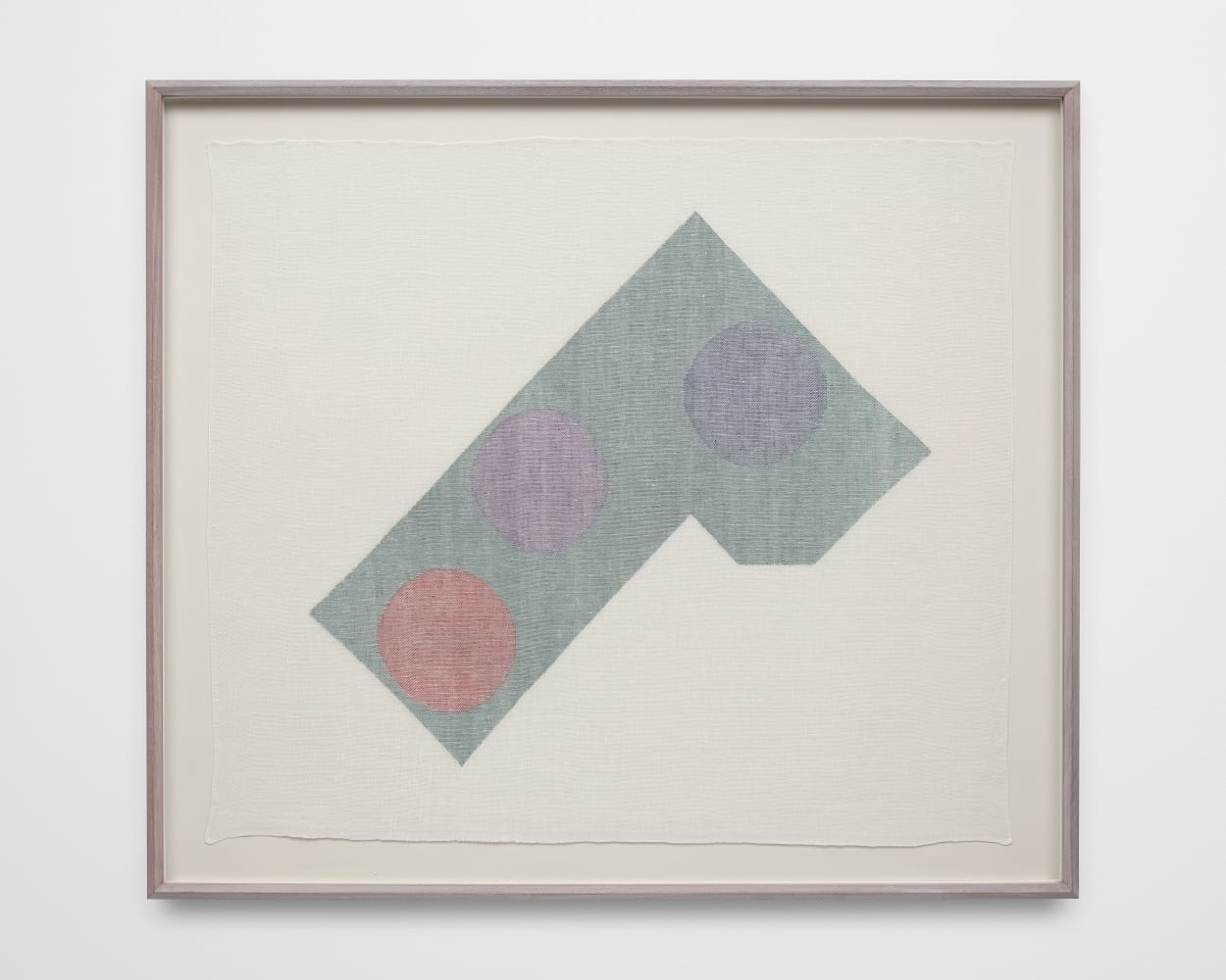 Ruth Laskey, Twill Series (Circles 3), 2022