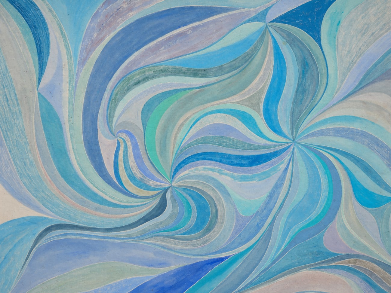 Chris Johanson, OK, Sky Yes, Then, Now, And #3, 2024