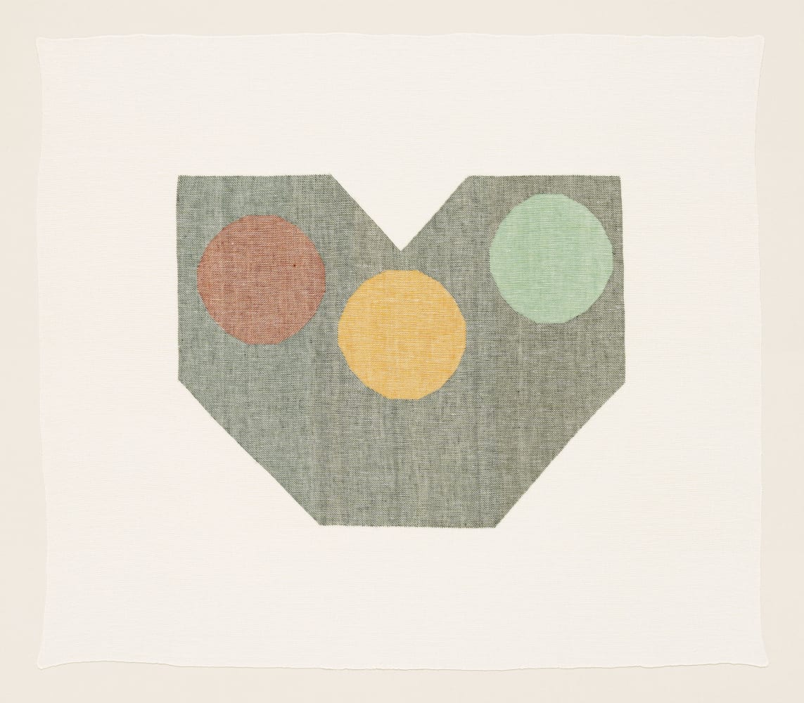 Ruth Laskey, Twill Series (Circles 2), 2022