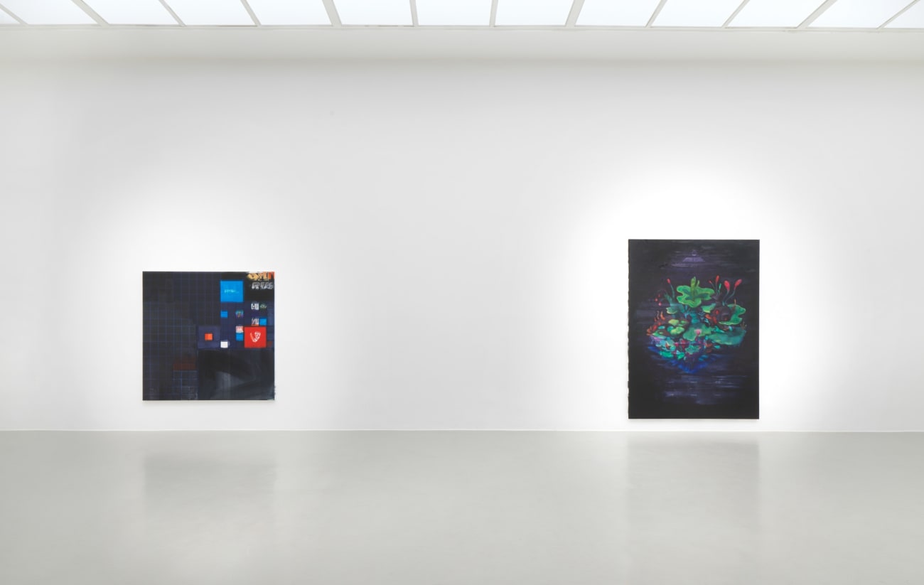 Simon Denny, Metaverse Landscape 26: The Sandbox Land (-179, 37), 2023