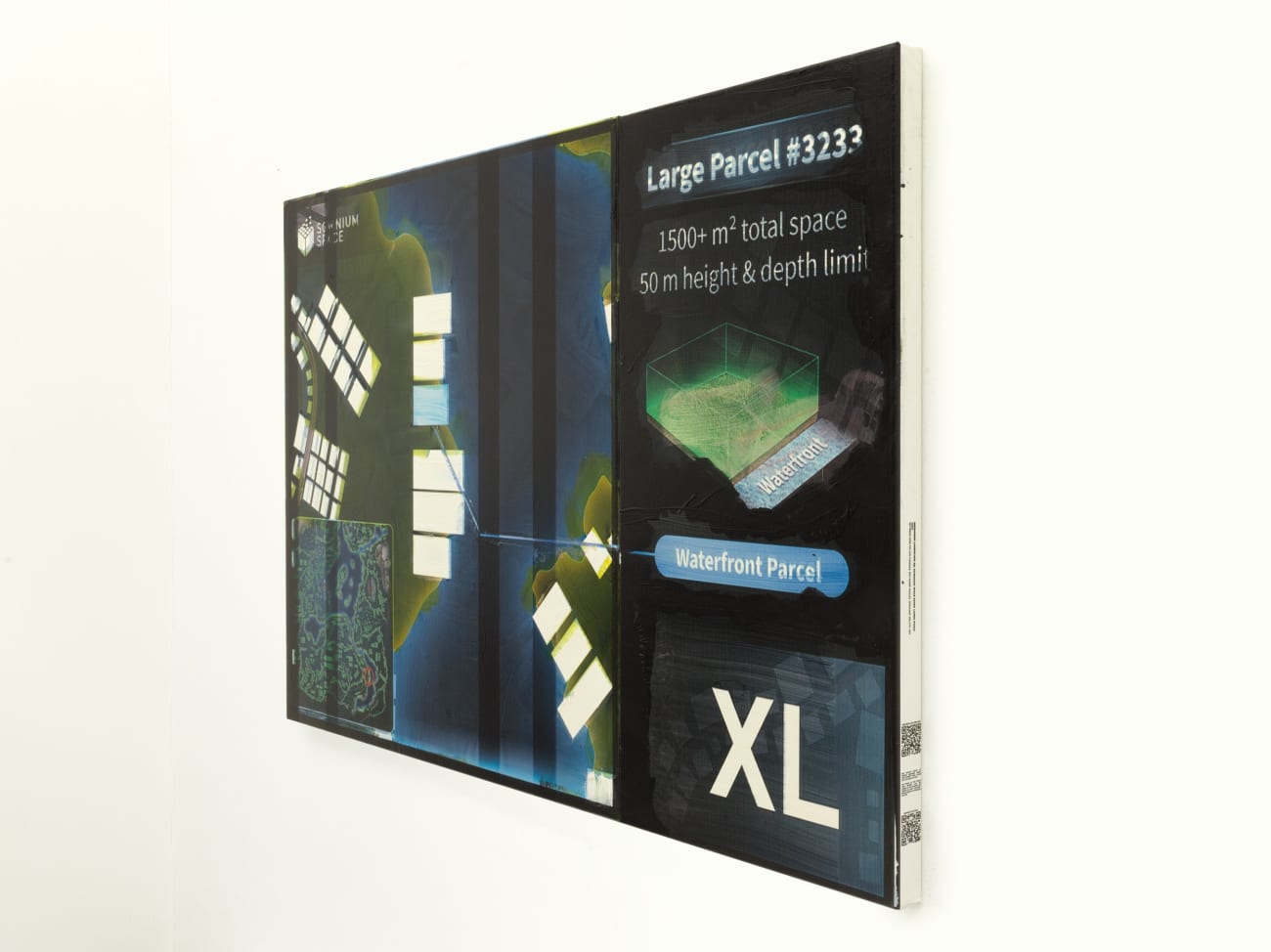 Simon Denny, Metaverse Landscape 20: Somnium Space Extra Large #3233 (XL), 2023