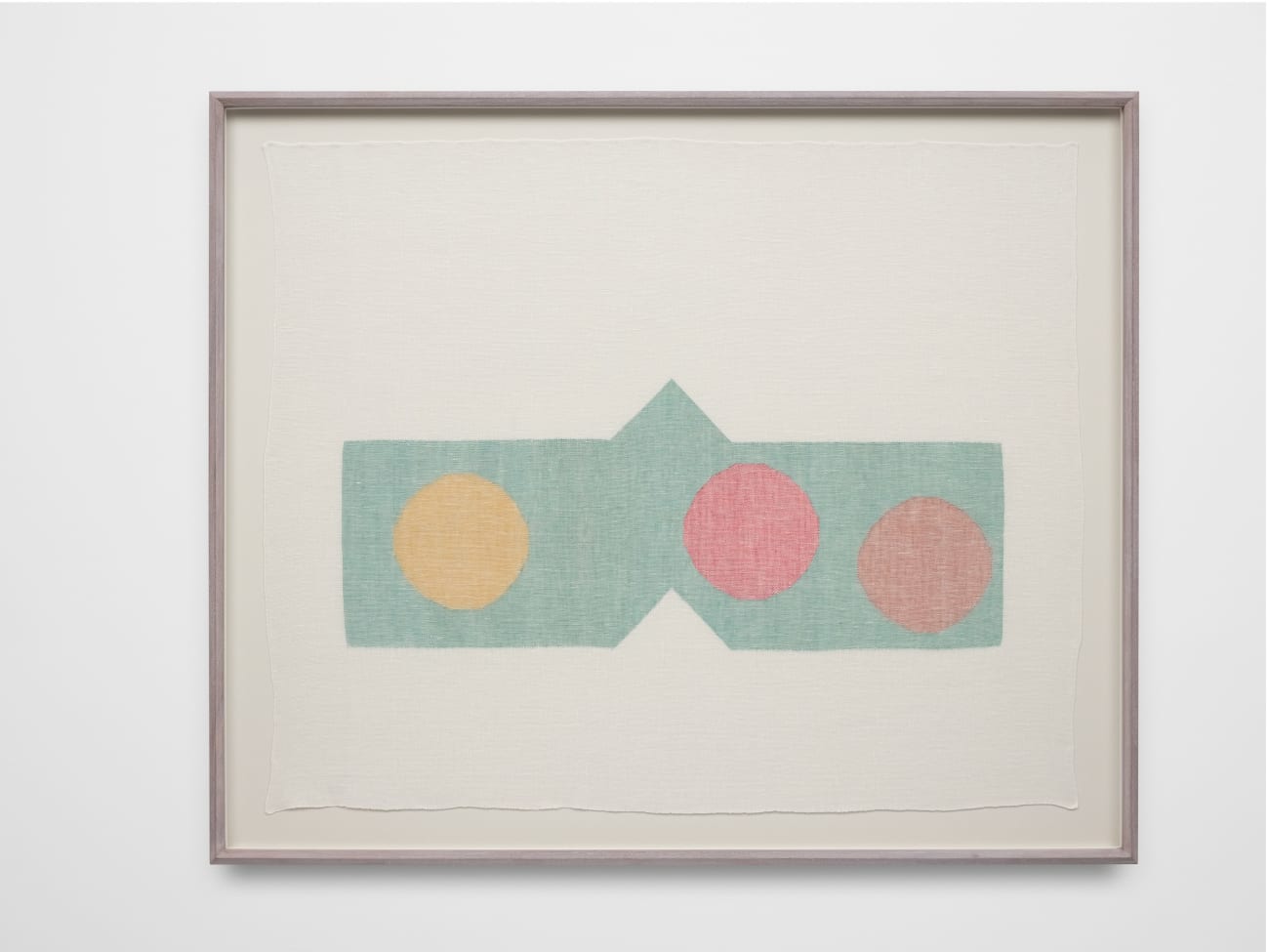 Ruth Laskey, Twill Series (Circles 4), 2022