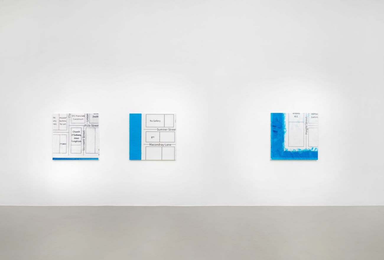 Simon Denny, Metaverse Landscape 13: Voxels 3 Sumner Street, 2023