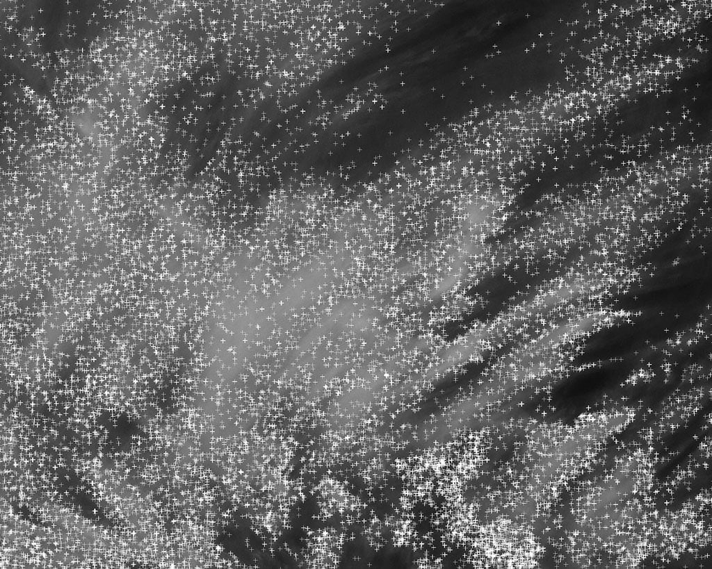 Trevor Paglen, View of the Sun | Harris Corner Detector, 2020