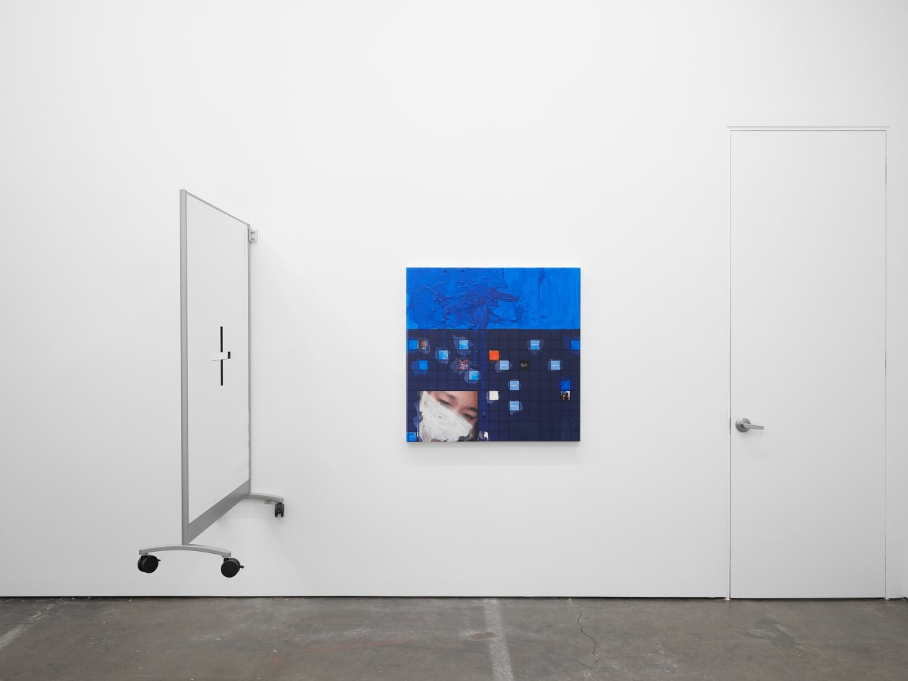 Simon Denny, Metaverse Landscape 22: The Sandbox Land (-71, -159), 2023