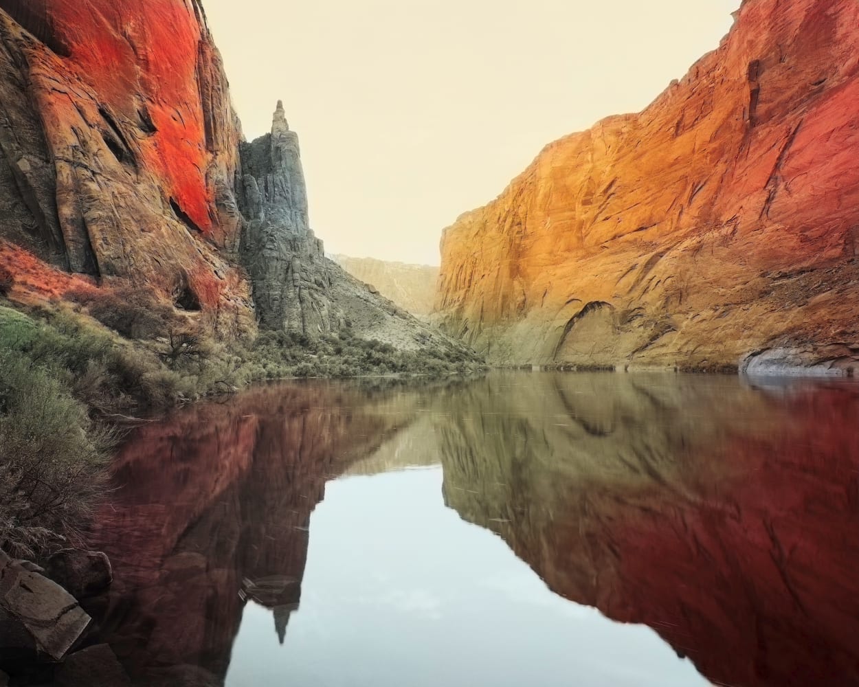 Trevor Paglen, The Glen Canyon | Deep Semantic Image Segments, 2020