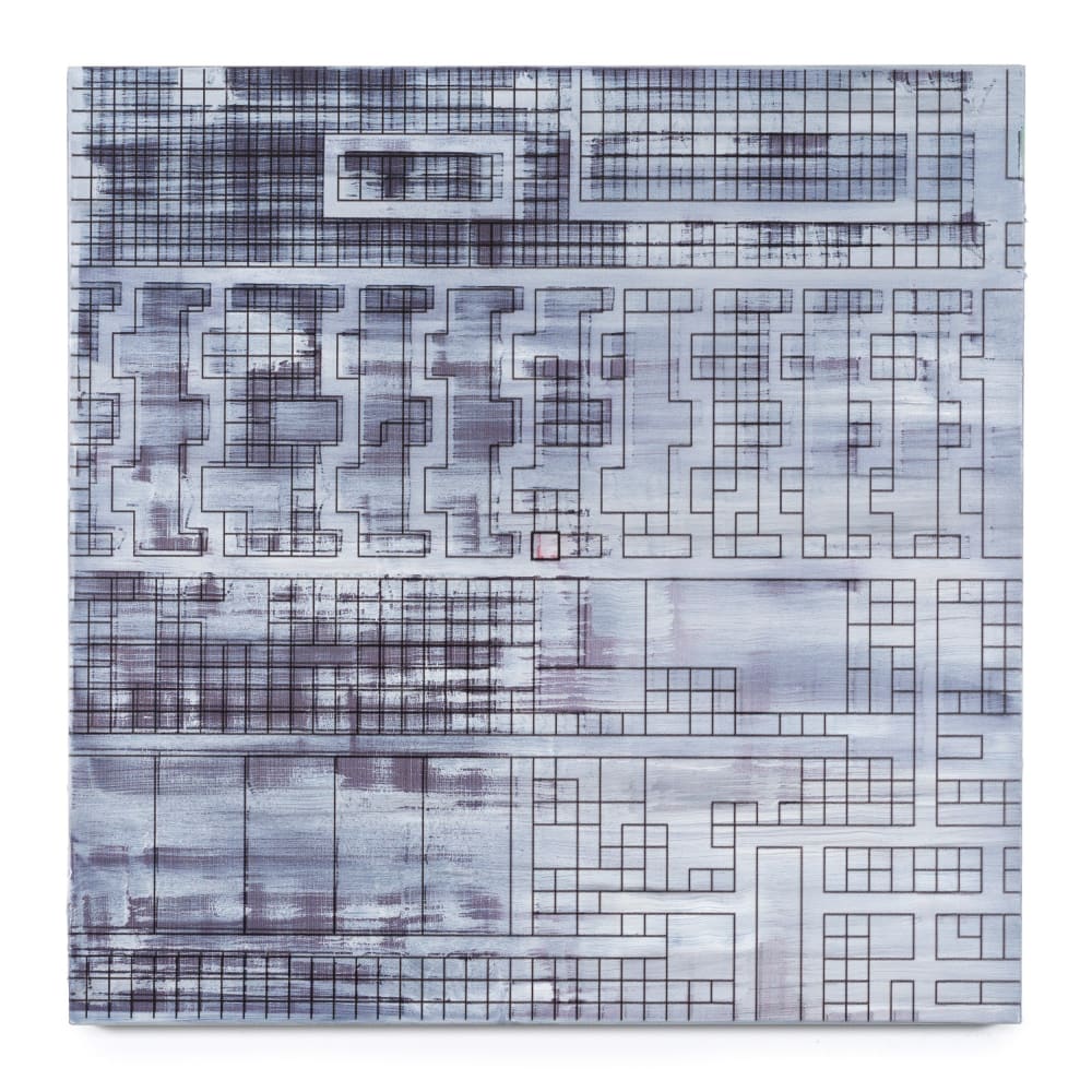 Simon Denny, Metaverse Landscape 32: Decentraland Parcel -30,-108, 2023