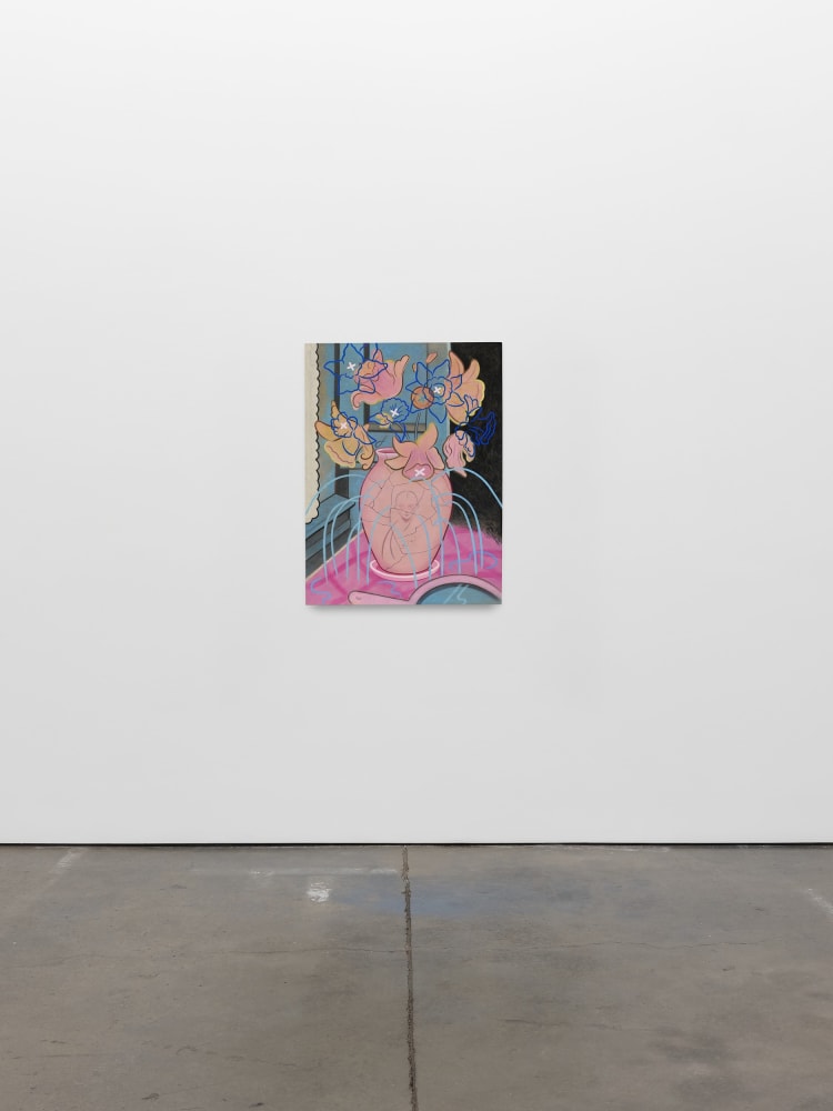 Koak, Self Portrait w/ Flowers, 2022