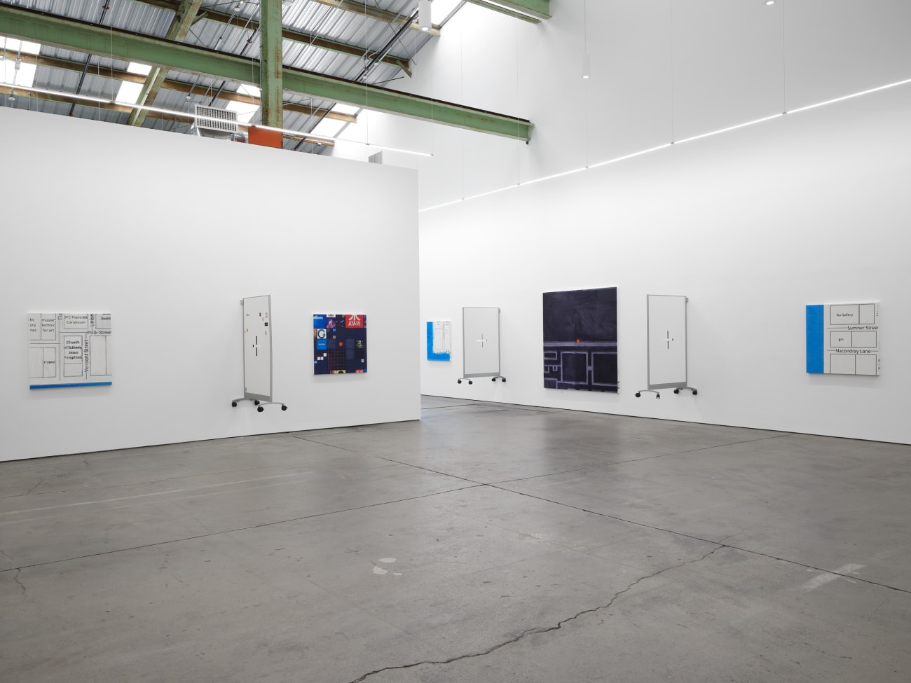 Simon Denny, Metaverse Landscape 13: Voxels 3 Sumner Street, 2023
