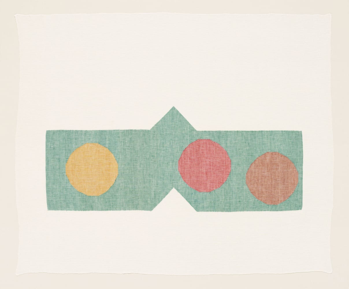 Ruth Laskey, Twill Series (Circles 4), 2022