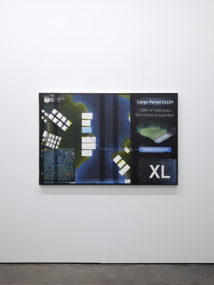 Simon Denny, Metaverse Landscape 20: Somnium Space Extra Large #3233 (XL), 2023