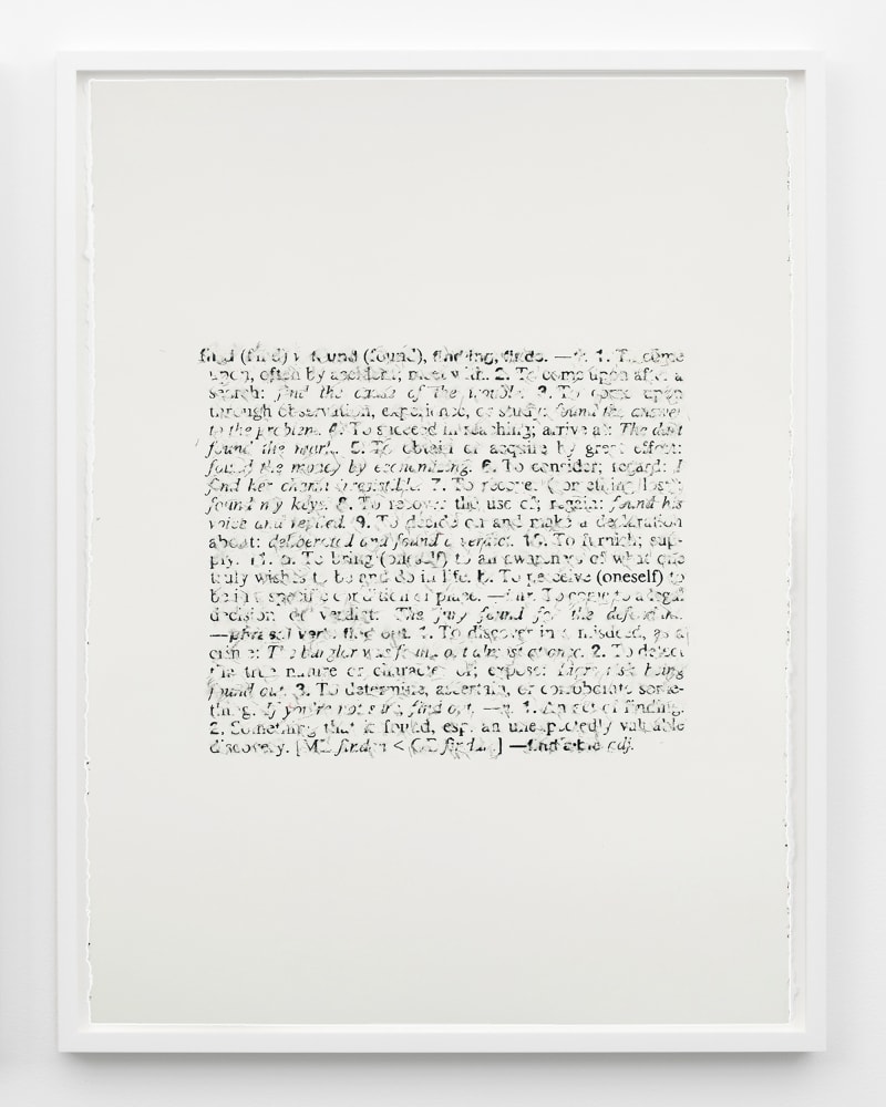 Bethany Collins, Find 1982 II, 2015