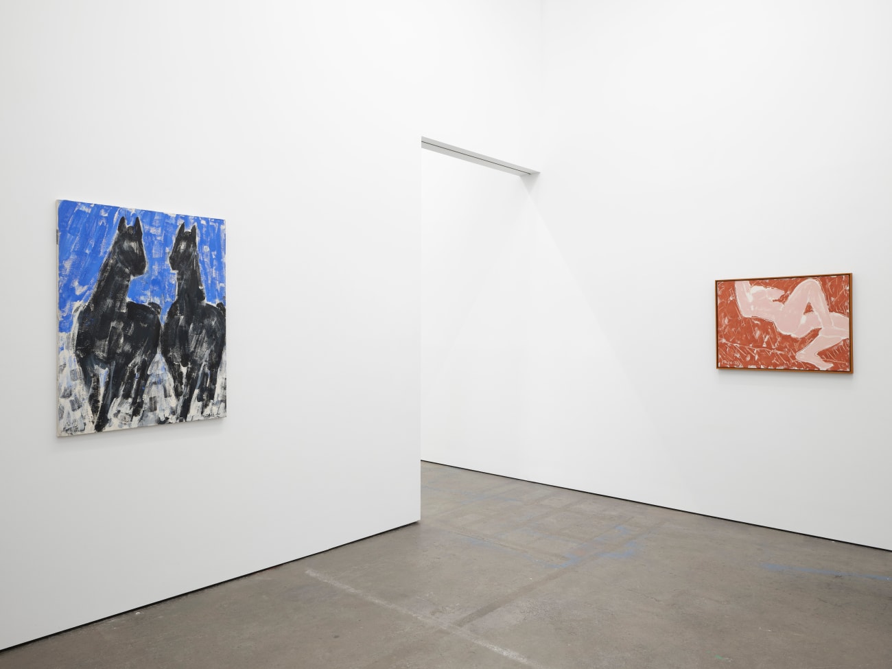Stephen Pace, Pair, Black Horses, 01-7, 2001