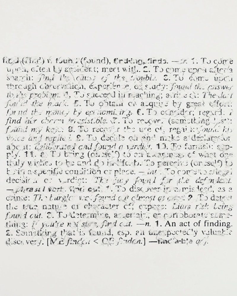 Bethany Collins, Find 1982 II, 2015