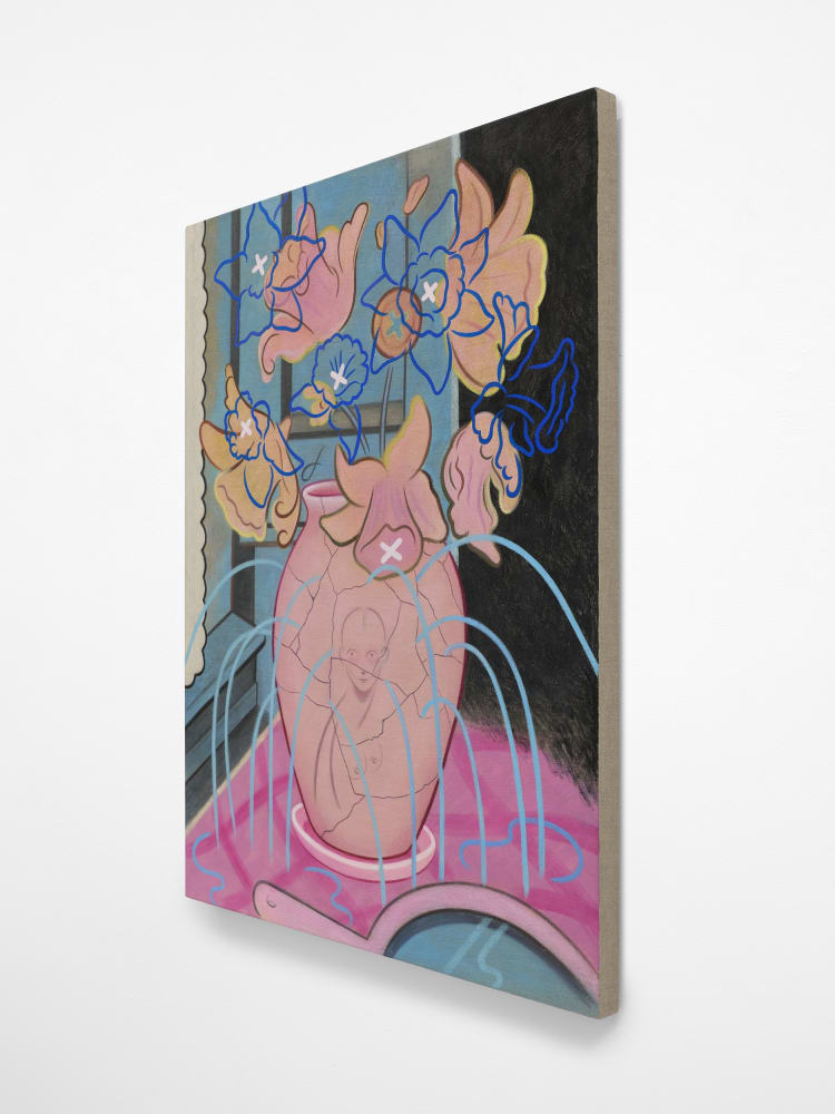 Koak, Self Portrait w/ Flowers, 2022