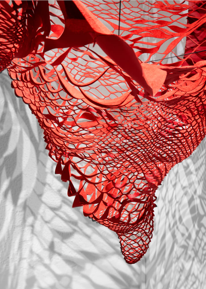 Chiharu Shiota, Out of my body, 2023