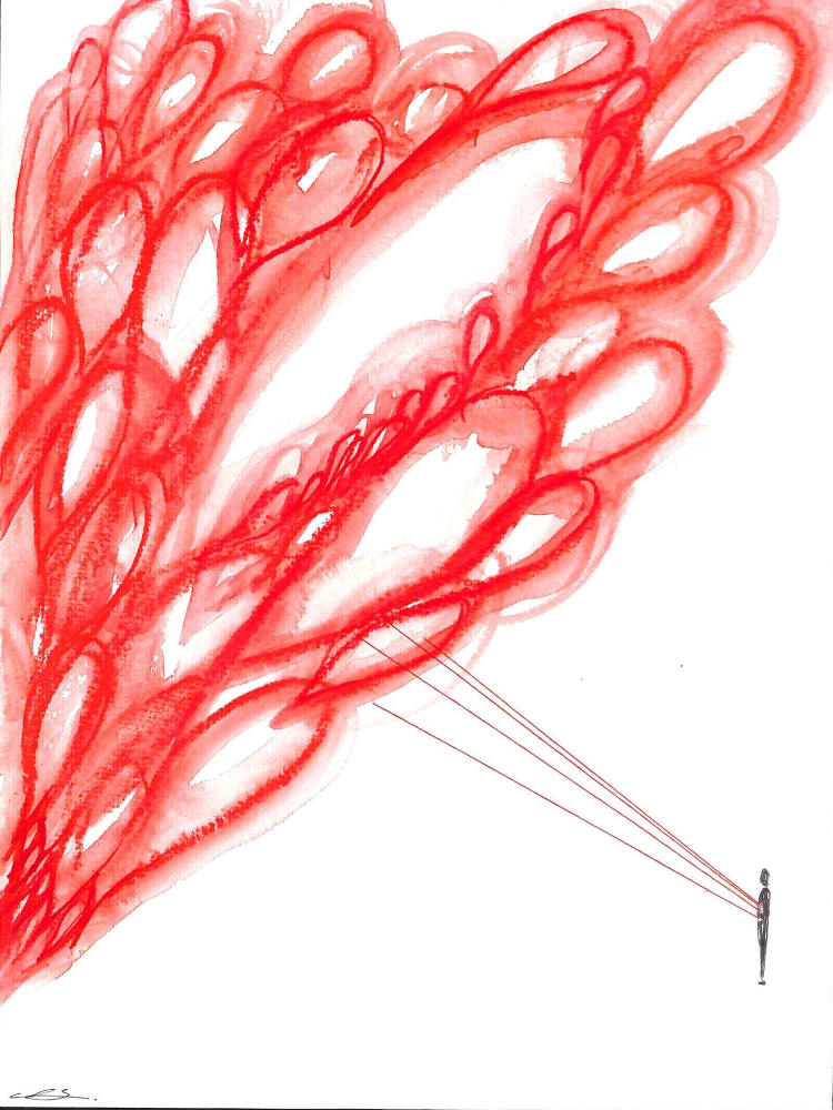 Chiharu Shiota, Connected to the Universe (7), 2023