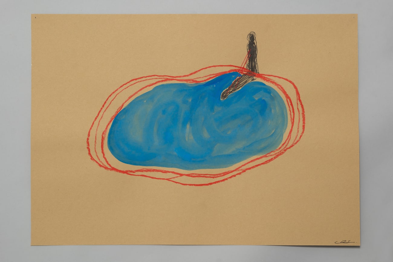 Chiharu Shiota, Drawing for Idomeneo (7), 2023