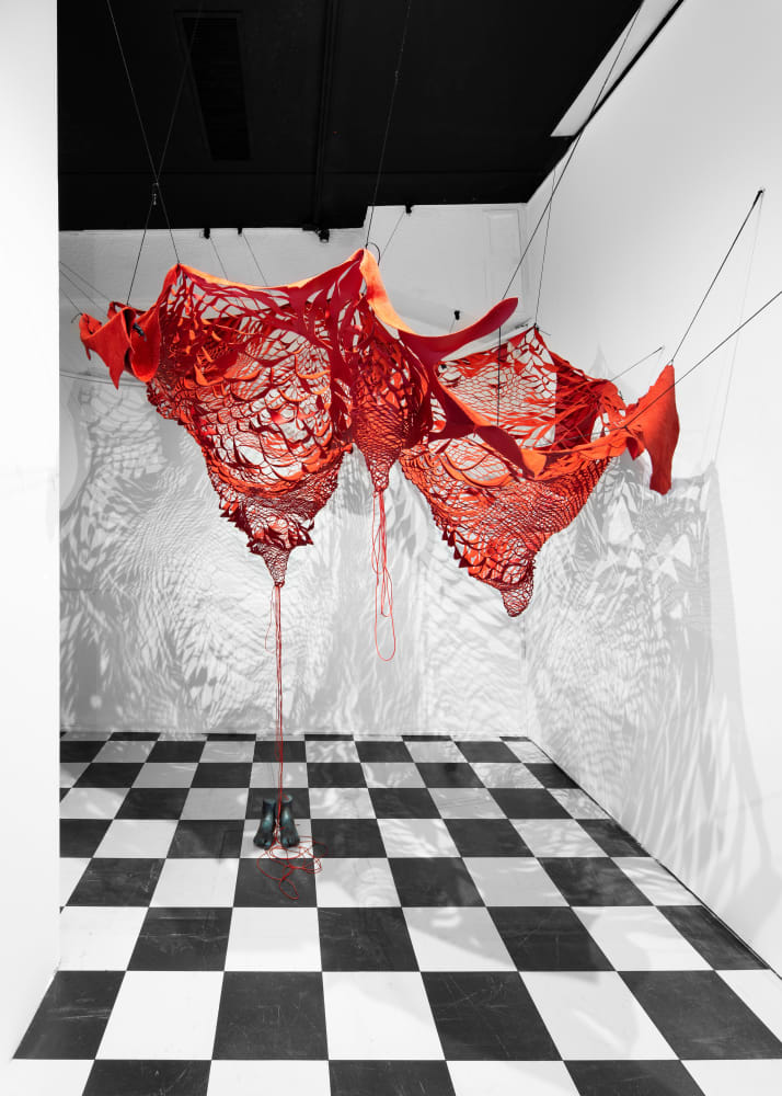 Chiharu Shiota, Out of my body, 2023