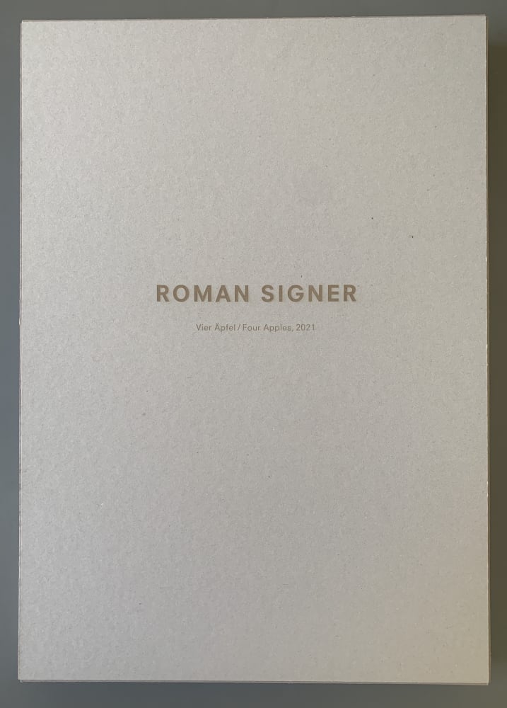 Roman Signer, Vier Apfel / Four Apples, 2011/2021