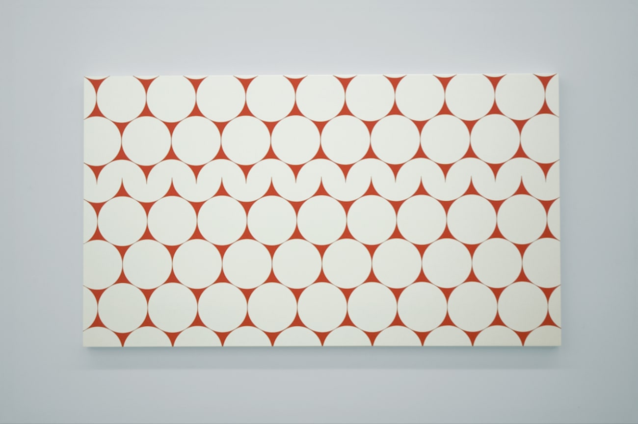 François Morellet, 52 x 4 no. 3 (Quand j'étais petit, je ne faisais pas grand) blow up from "cercles et demi-cercles", 1952, 2006