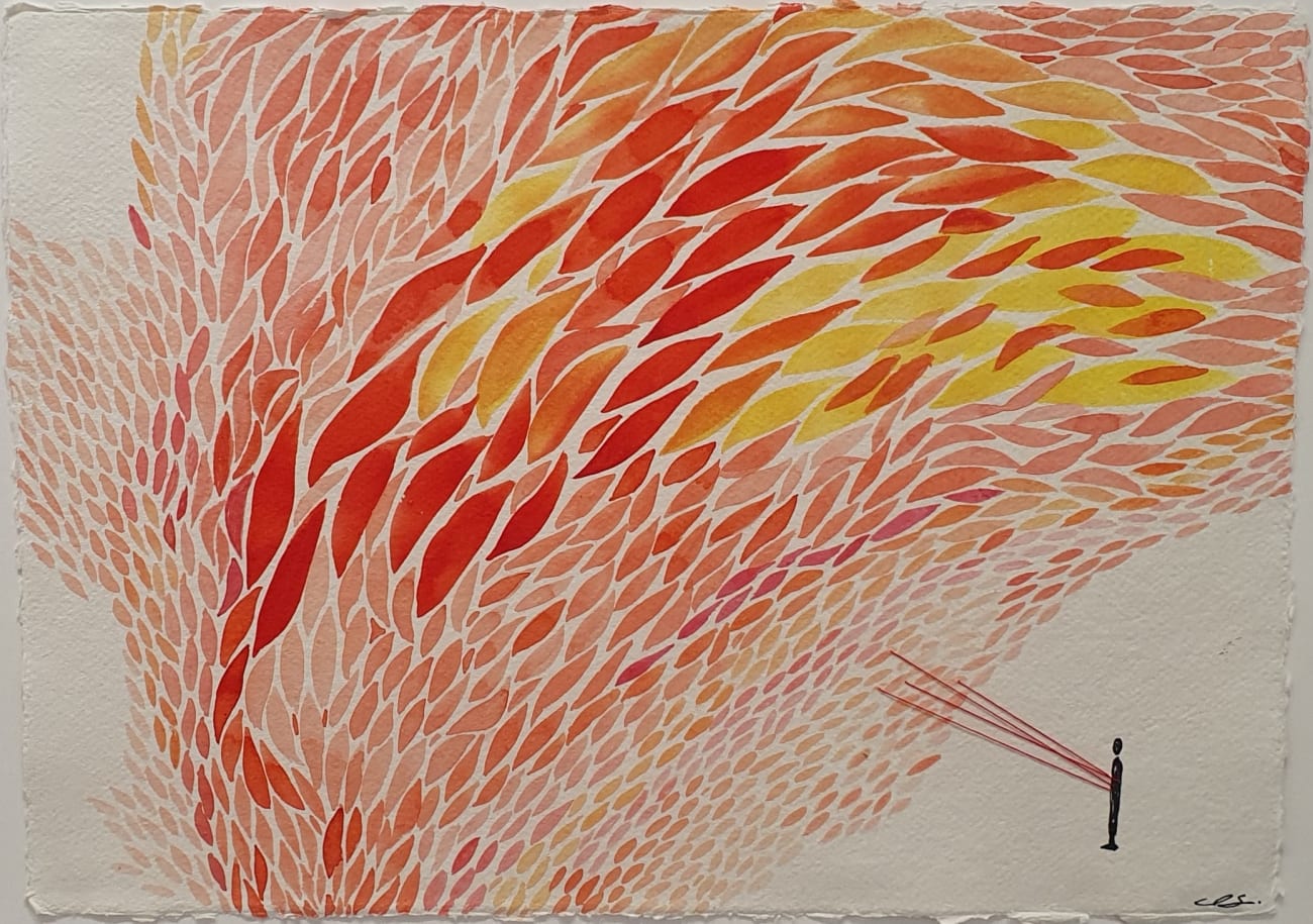 Chiharu Shiota, Connected to the Universe (22), 2023