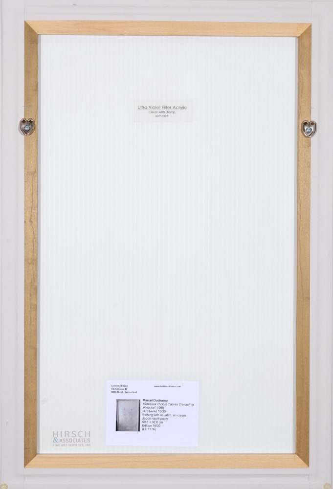 Marcel Duchamp, Morceaux choisis d'après Cranach et 'Relache', 1968