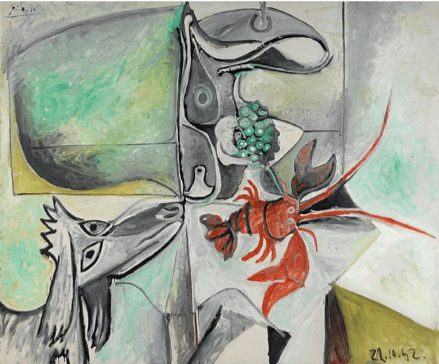 Pablo Picasso, Nature morte au chien (Kabul), 1962 | Olivier Varenne