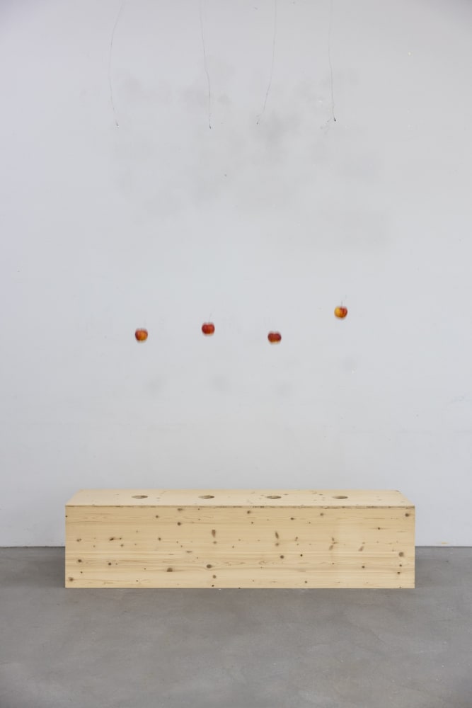 Roman Signer, Vier Apfel / Four Apples, 2011/2021
