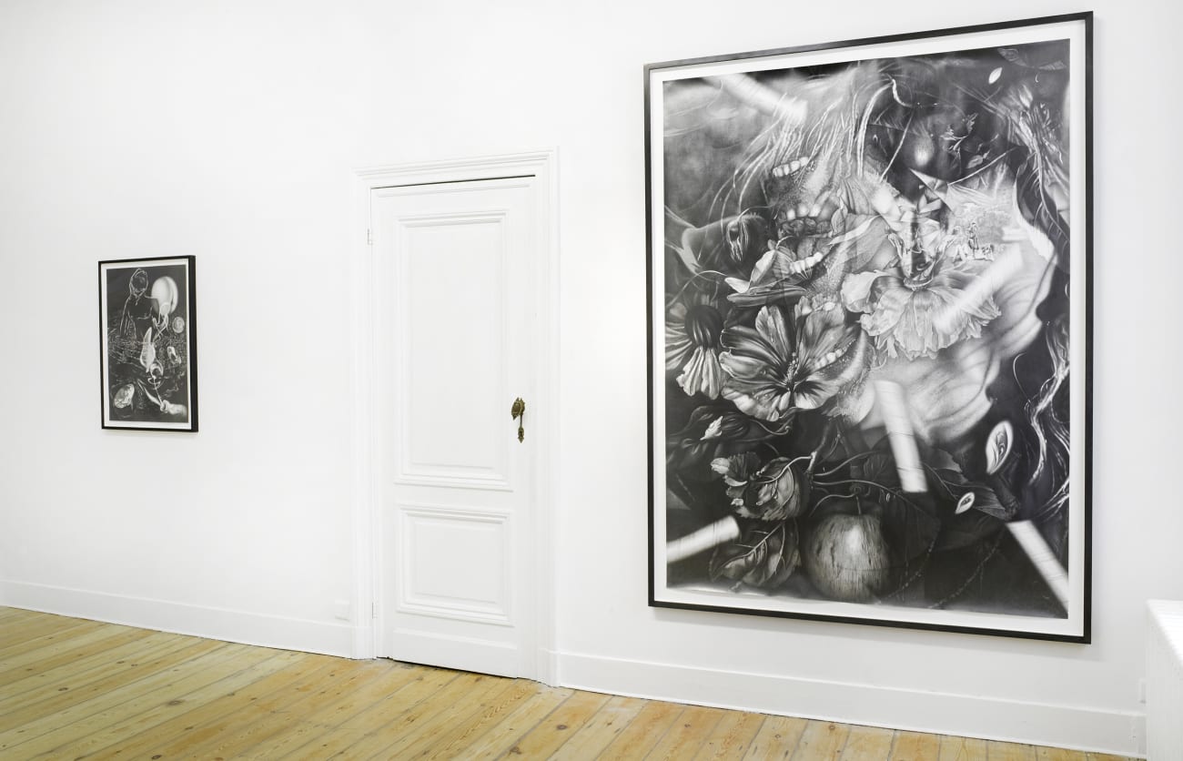 "Dennis Scholl - Les non-dupes errent' / exhibition view at Aeroplastics, Rue Blanche Str., 2013.