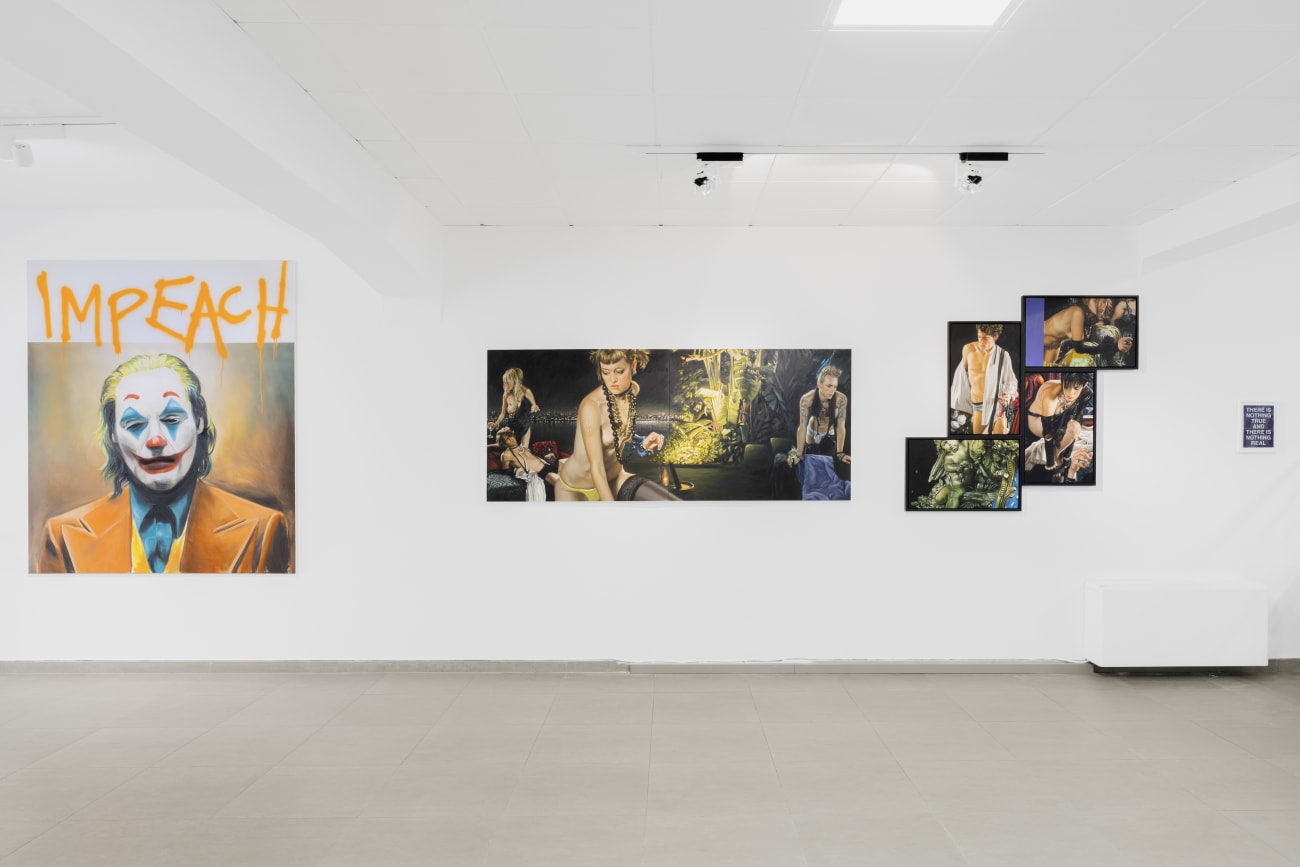 Come What May: installation view of the Showroom/ Aeroplastics at 207VDK, 2021, Ph: © hv studio / works by Filip MARKIEWICZ, Terry RODGERS, Mark TITCHNER