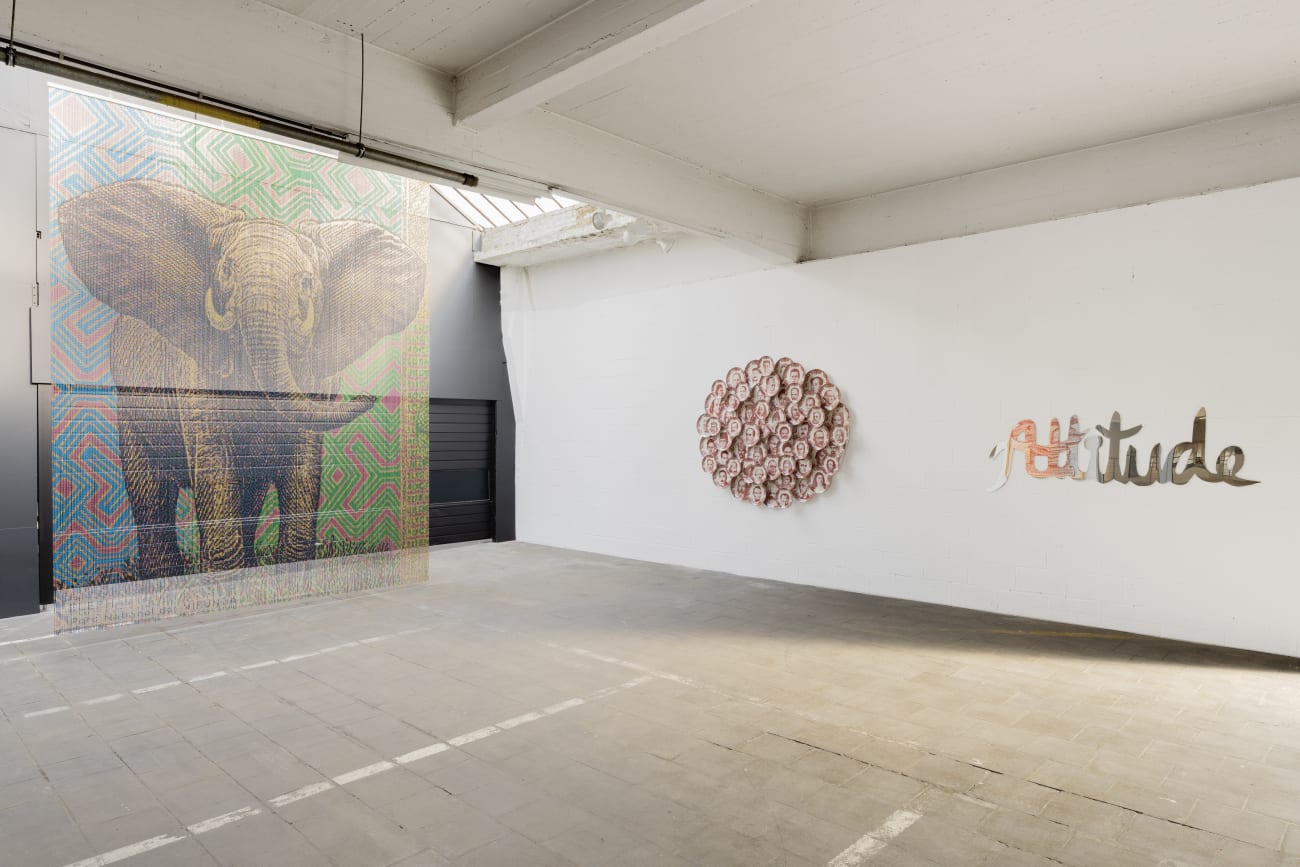 Come What May: installation view of the Atelier / Aeroplastics at 207VDK, 2022, Ph: © hv studio / works by Carlos AIRES and Delphine DE SAXE-COBOURG