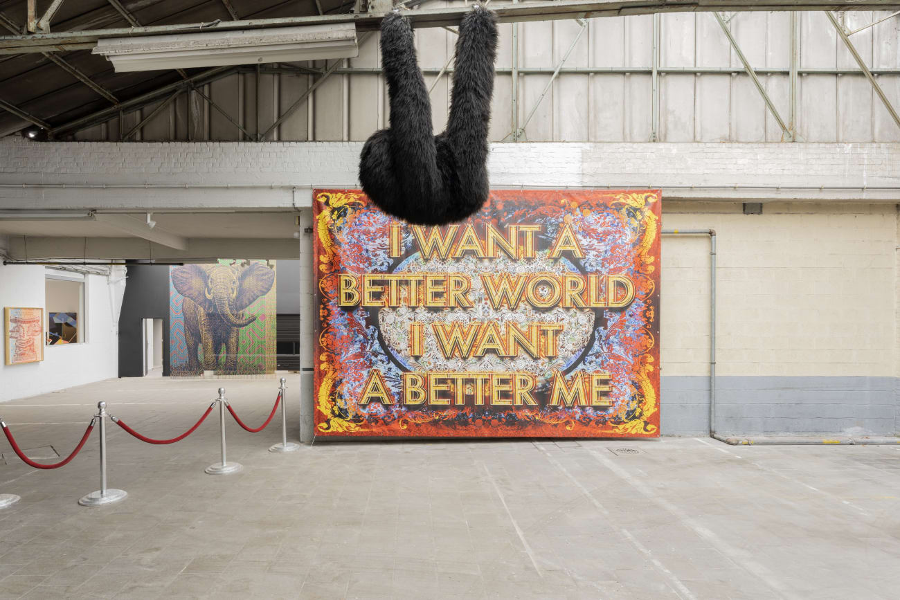 Come What May: installation view of the Atelier / Aeroplastics at 207VDK, 2021, Ph: © hv studio / works by Elodie ANTOINE and Mark TITCHNER