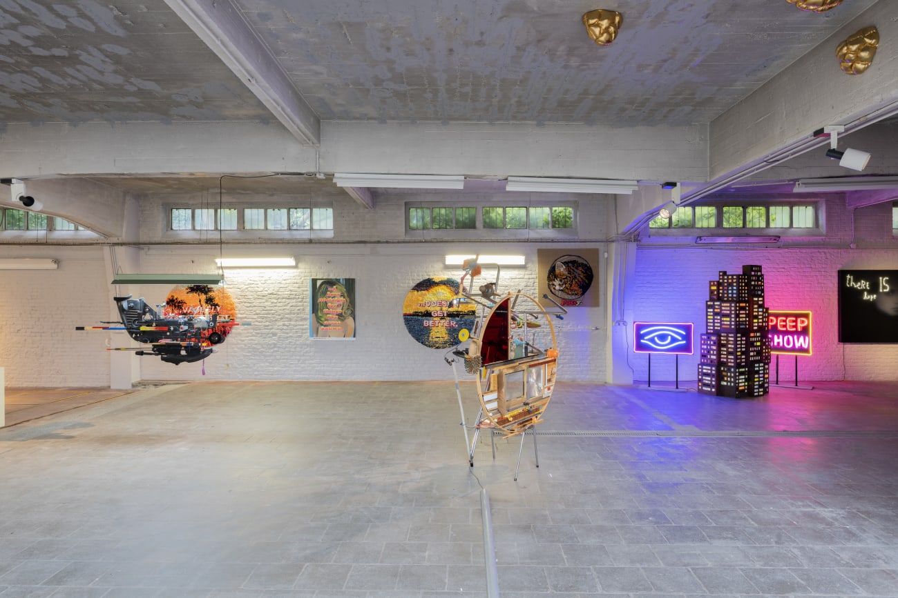 Come What May: installation view of the Atelier / Aeroplastics at 207VDK, 2021, Ph: © hv studio