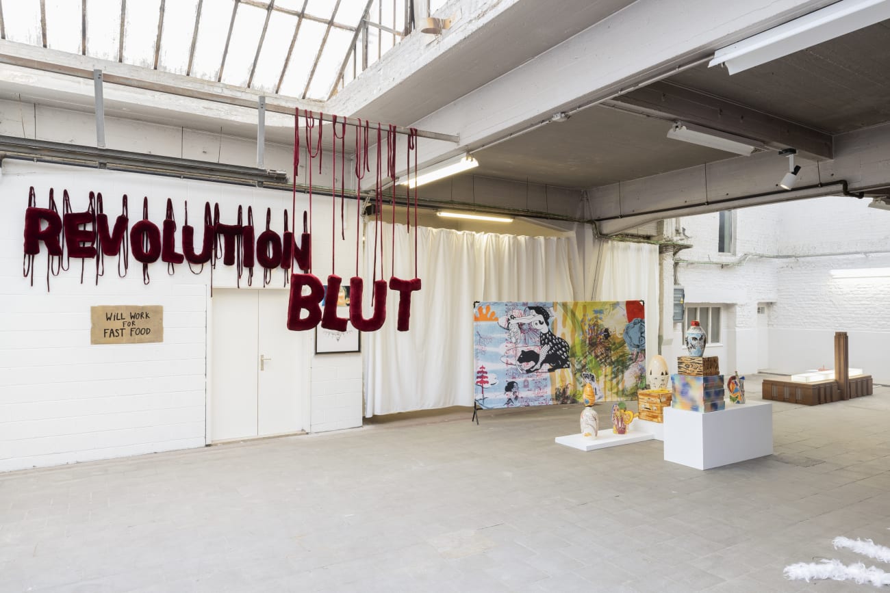Come What May: installation view of the Atelier / Aeroplastics at 207VDK, 2021, Ph: © hv studio