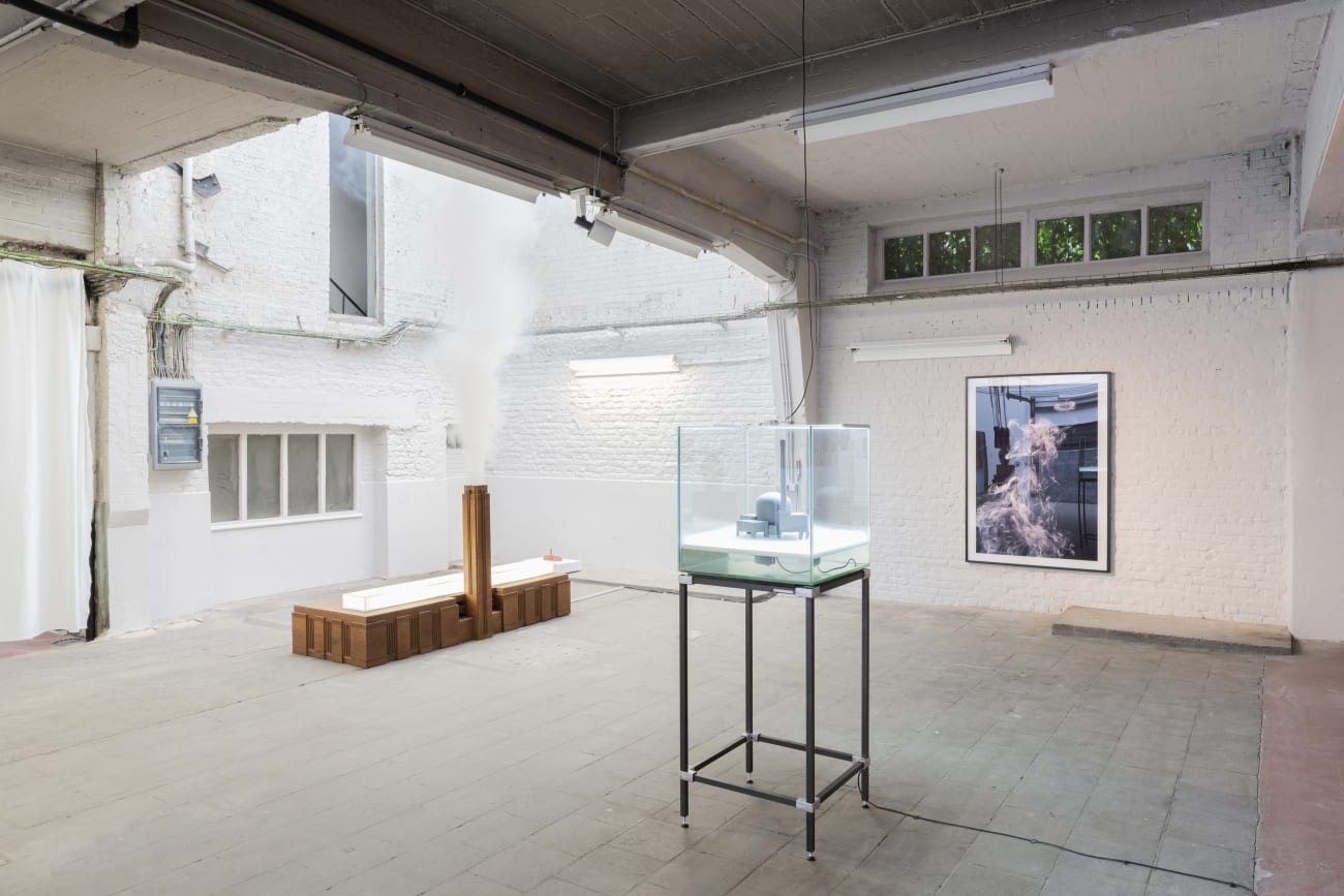 Eyes Wide Open: installation view of the Atelier / Aeroplastics at 207VDK, 2022 / works by HEHE, GAVIN TURK