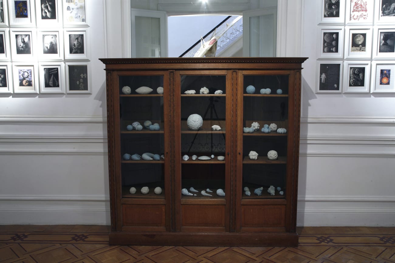 Kahn and Selesnick. Peat, Salt and Moondust, installation view at Aeroplastics: Rue Blanche, 32. ph: Vincent Everarts