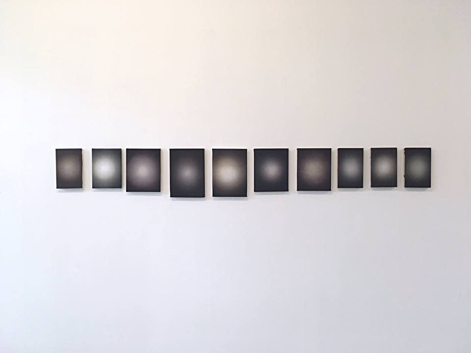 'Abstracted#1: works by Hervè IC' Installation view at Aeroplastics @ WASHINGTON186, Brussels, 2017