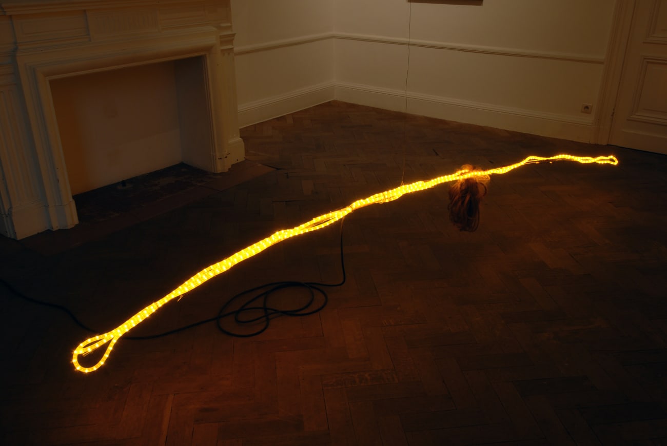 Daniele Buetti 'Is my soul losing control' Aeroplastics, Rue Blanche, 2006. Ph: Vincent Everarts