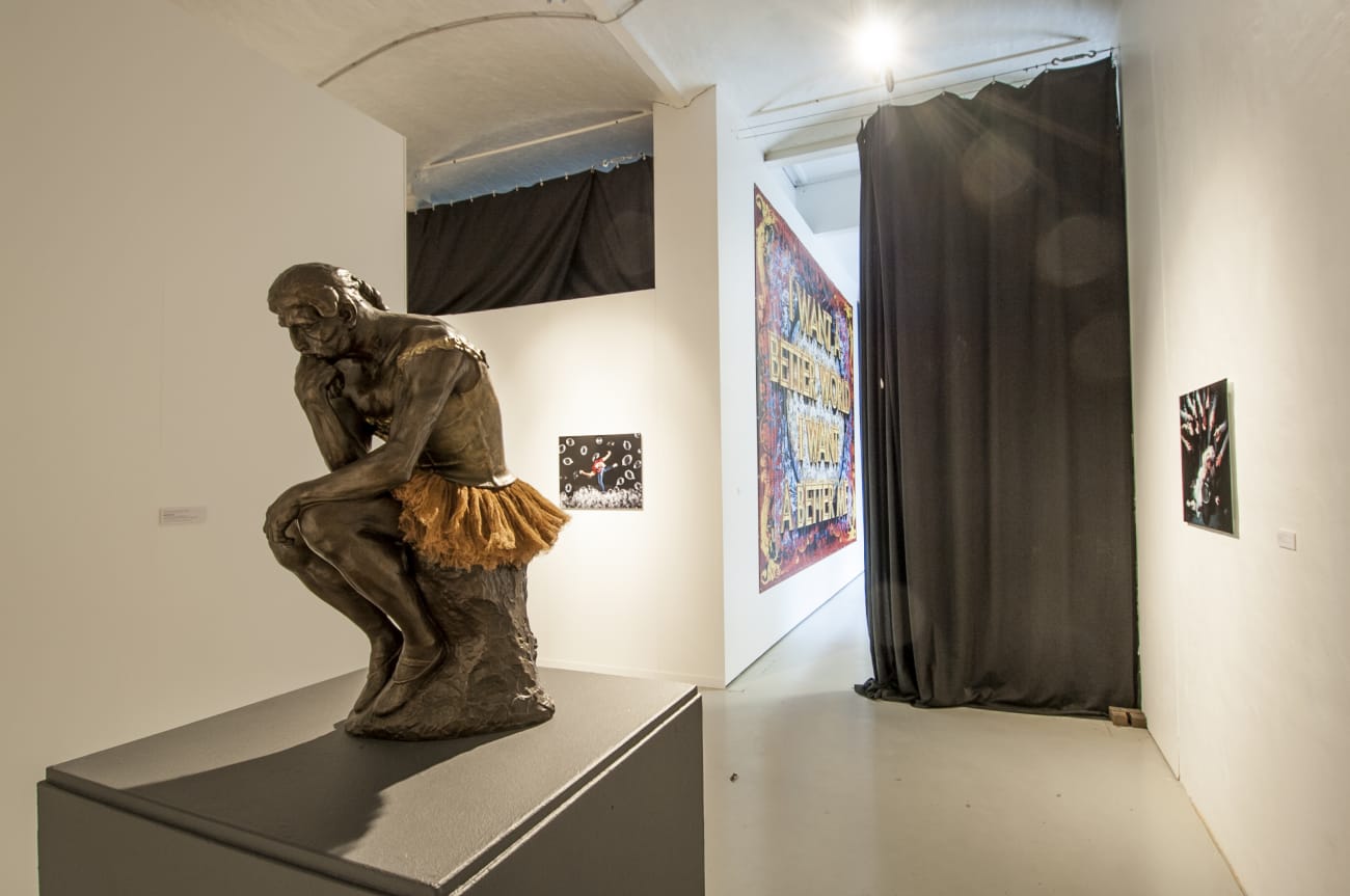 'So many steps, so little time': exhibition view De Bond, Bruges, 2016-2017