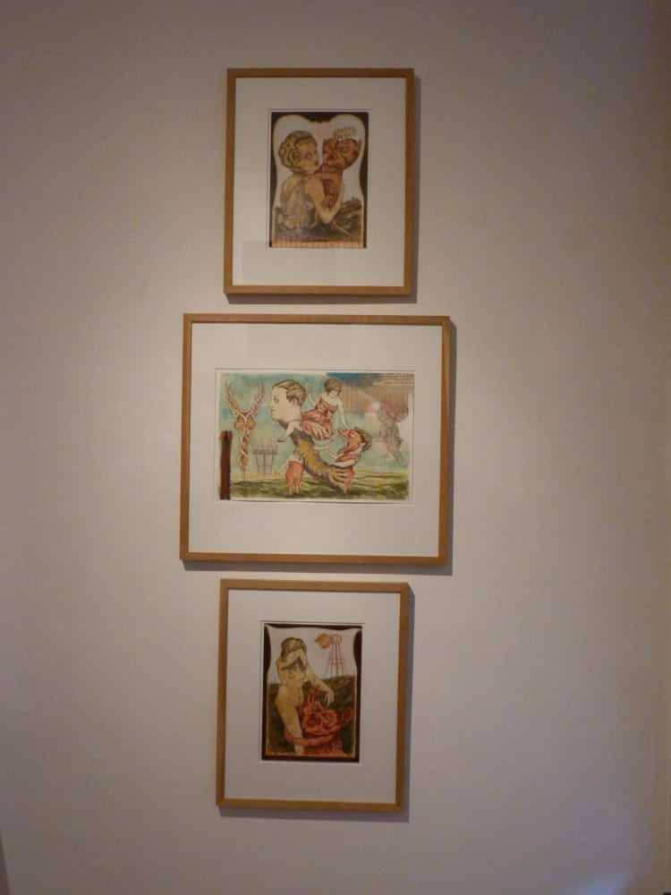 ''Dark Ages'' / exhibition view at Aeroplastics, Rue Blanche Str., 2015-2016 / works by Umberto CHIODI