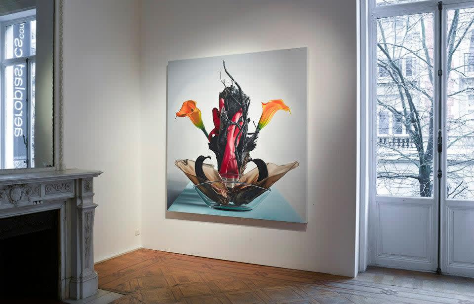 "Till Rabus - Fearless Realism": exhibition view Aeroplastics, Rue Blanche Str., Brussels, 2013.